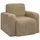 vidaXL Sessel Taupe Cord 72 x 71 x 70 cm Taupe mit Rollen