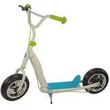 Best Sporting Kinderscooter mit Ballonreifen 10 Zoll und Trommelbremse, weiß