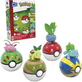 mega wonder pokemon Pokémon Actionfigur-Bauspielzeug Pflanze-Typ Trainerteam mit 118 Teilen