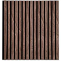 Floordirekt Akustikpaneel Black Walnut 2 St. 60 x 60 cm