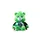 Care Bears x Harry Potter Slytherin Good Luck Bear 20 cm Plüsch – Offizielles Hogwarts-Haus-Sammelspielzeug, Alter 4+