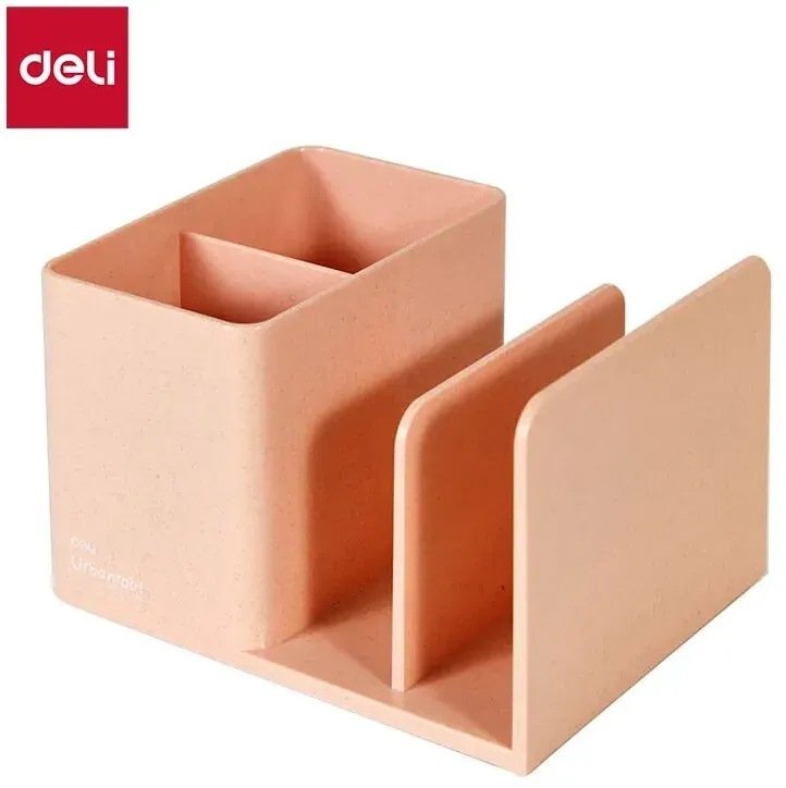 Deli EZ420 Stiftehalter Stroh, Weizen Pink