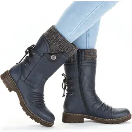 Rieker Stiefeletten Z4750-15 Dunkelblau4060596772251