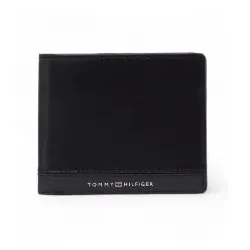 Tommy Hilfiger für Herren. AM0AM13038 Leder Aktentasche Business schwarz (OSFA), Lässig