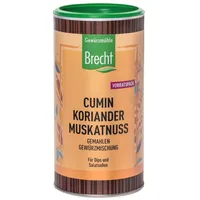 Gewürzmühle Brecht Brecht Cumin Koriander Muskatnuss gemahlen in Dose bio