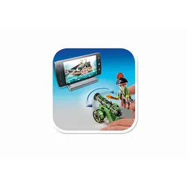 Playmobil Pirates Grüne App-Kanone mit Piratenkapitän (6162)