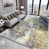 Jiyuhang Teppich Wohnzimmer 140x200 cm Schlafzimmer Teppich Abstrakt Farbverlauf Muster Modern Designer Teppich - Kurzflor - Weich Teppich für Wohnzimmer, Schlafzimmer, Esszimmer