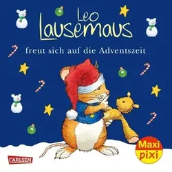 CARLSEN 105475 Maxi Pixi 366: Leo Lausemaus freut sich auf die Adventszeit