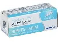 ACICLOVIR SANDOZ CONSEIL Crème 2 g