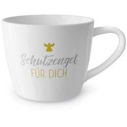 La Vida Tasse Kaffeetasse Teetasse Tasse Maxi Becher für dich la vida „Schutzengel, Material: Porzellan