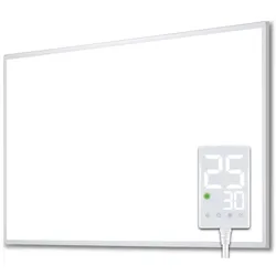 Heidenfeld Infrarotheizung HF-HP100-3, m. Thermostat, weiß, 300-1200 Watt, 10 J. Garantie (500 Watt)