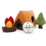 Zippy BurrowTM – Campingzelt | Interaktives Hundespielzeug mit Zelt-Design | Fördert geistige Aktivität und Graben | Langlebiges, weiches Material | Perfekt für Hunde, die gerne suchen