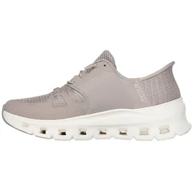 SKECHERS Glide-Step Pro Taupe Mesh/Silver Trim 38