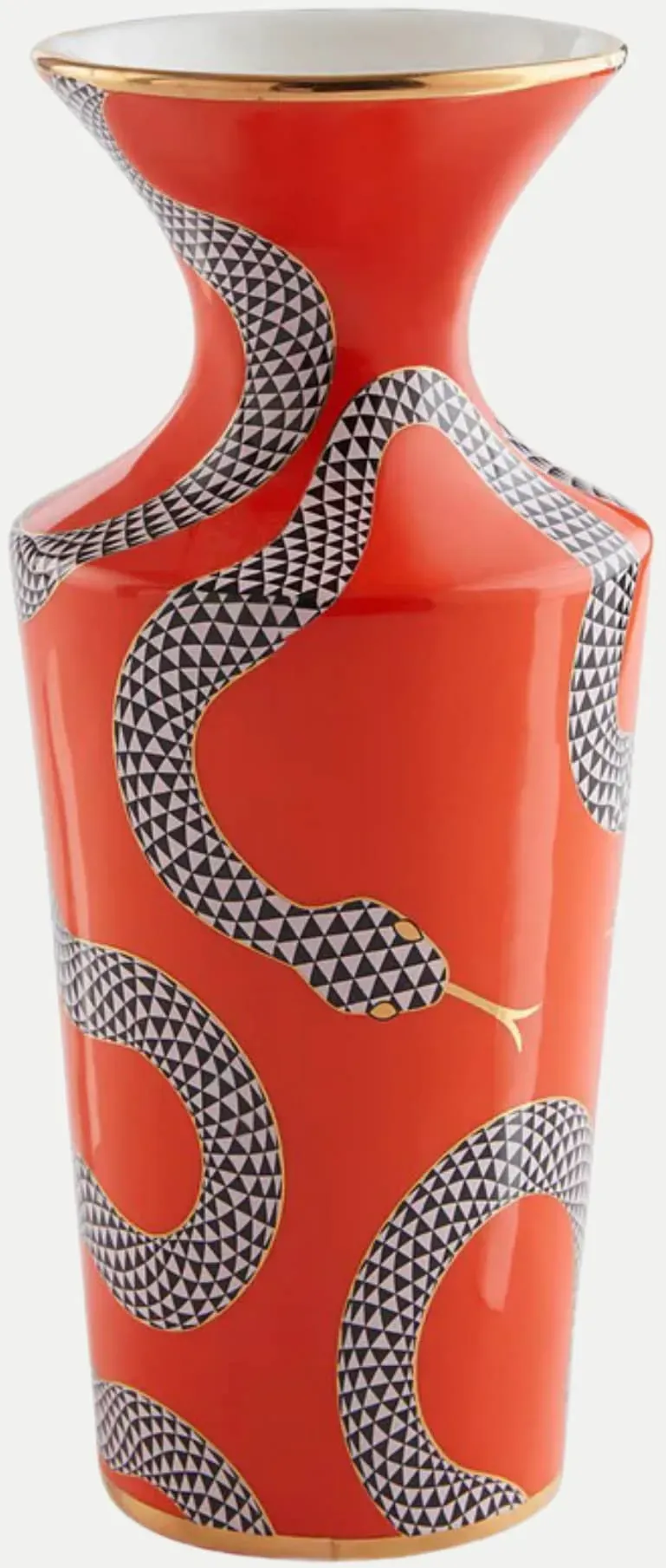 Vase EDEN  10,8 x 30,48 cm Rot