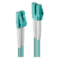 Lindy 46402 Glasfaser LWL Anschlusskabel 50.00 m Blau [1x LC-Stecker - 1x LC-Stecker] 50/125 μ Multimode OM3