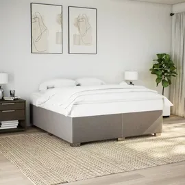 vidaXL Boxspringbett 180 x 200 cm Taupe