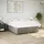 vidaXL Boxspringbett 180 x 200 cm Taupe
