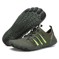 FELDLUFT Max - Universal Alltags-Barfußschuh Atmungsaktive Angelschuhe Damen und Herren Bequeme rutschfeste Wanderschuhe Geeignet für Radfahren, Laufen, Fitness Orthopädische Barfußschuhe - 45 EU