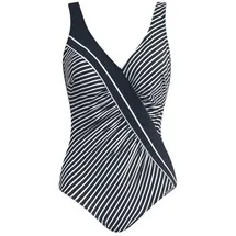 Sunmarin Badeanzug Damen Blau/Weiß 46D