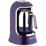 Korkmaz Kahvekolik Elektrischer Kaffeebereiter Violett