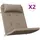 vidaXL Adirondack-Auflagen 2 Stk. Taupe Oxford-Gewebe