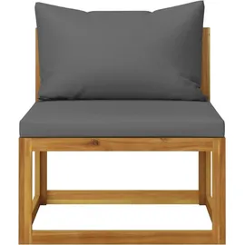 vidaXL 3-Sitzer-Gartensofa mit Auflage Akazie Massivholz