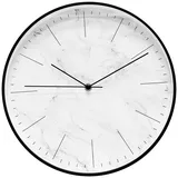 Technoline TECHNOLINE Quarz-Wanduhr im Marmordesign, schwarz