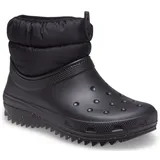 Crocs Classic Neo Puff Shorty Boot W Stiefel, Black, 36/37 EU