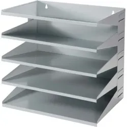 Durable Sortierablage aus Metall, Anzahl Fächer: 5