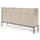 Selsey Sideboard 3-türig mit 3 Schubladen Beige / Dunkelblau