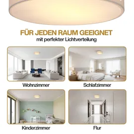 monzana Sternenhimmel 1-flg. rund weiß