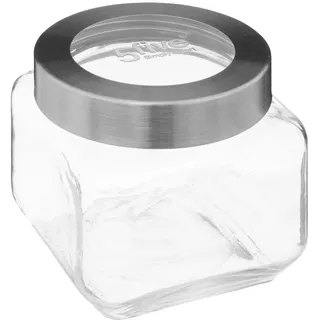 Five 5five - einmachglas glas deckel kontur stahl "miro" 0,8l