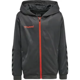 hummel Authentic Kinder Polyester Kapuzenjacke asphalt 176