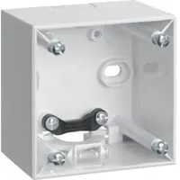 Berker Aufbau-Gehäuse hoch AP, Integro Flow/Pure, polarweiß glänzend