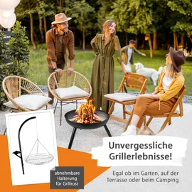 Lemodo Holzkohlegrill schwarz