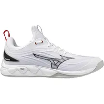 Mizuno Wave Luminous 3 Herren White/Black/Fiery Red 42