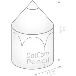 DotCom PENCIL Sitzhocker in Stiftform Grün