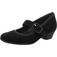 Gabor Damen, Riemchen Pumps, Frauen Absatzschuhe,Ausgehschuhe,Abendschuhe,Court Shoes,stöckelschuhe,Spangenpumps,Mary-Jane,schwarz,38 EU / 5 UK - 38 EU Weit