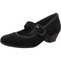 Gabor Damen, Riemchen Pumps, Frauen Absatzschuhe,Ausgehschuhe,Abendschuhe,Court Shoes,stöckelschuhe,Spangenpumps,Mary-Jane,schwarz,38 EU / 5 UK - 38 EU Weit