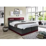 Westfalia Schlafkomfort Boxspringbett, rot