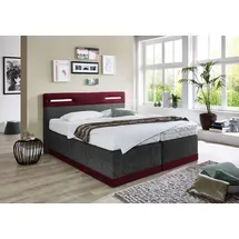 Westfalia Schlafkomfort Boxspringbett, rot
