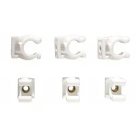 CORNAT TP560304 Rohr-Clips einfach 18 mm 25 Stück Weiß