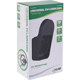 InLine Universal EV-Ladekabel Halterung, schwarz