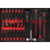 KS Tools Schaumstoffeinlage Metall rot