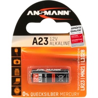 ANSMANN Alkaline Batterie A23 (12V) für Garagentoröffner, Alarmanlage, Funkauslöser für Kamera, Messgeräte, Klingel usw..