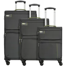 d & n Travel Line 6704 Koffer-Set 3-tlg. grau