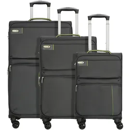 d & n Travel Line 6704 Koffer-Set 3-tlg. grau