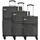 d & n Travel Line 6704 Koffer-Set 3-tlg. grau