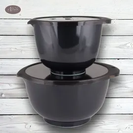 Mepal ROSTI Schüsseln 2-er Set NEW MARGRETHE | Black Edition - Schwarz