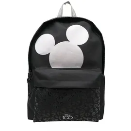 Disney Rucksack Mickey Backpack Freizeitrucksack für Kinder und Jugendliche, Schwarz